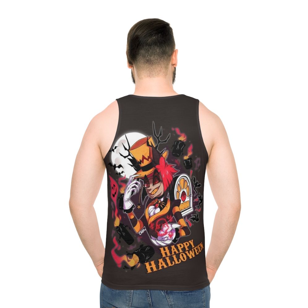 Hazbinhotel-inspired unisex Halloween tank top