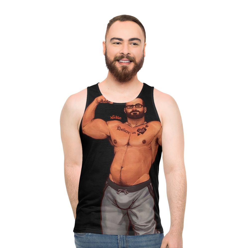 Heart Beats Unisex Pride Tank Top