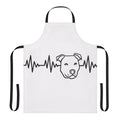 Heartbeat-Inspired Pitbull Apron for Dog Lovers