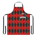 Heartslabyul-inspired apron with Twisted Wonderland character designs
