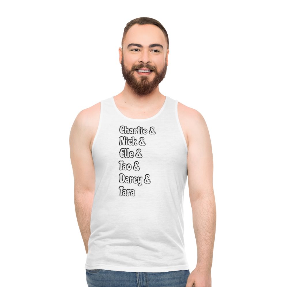 Heartstopper characters unisex tank top