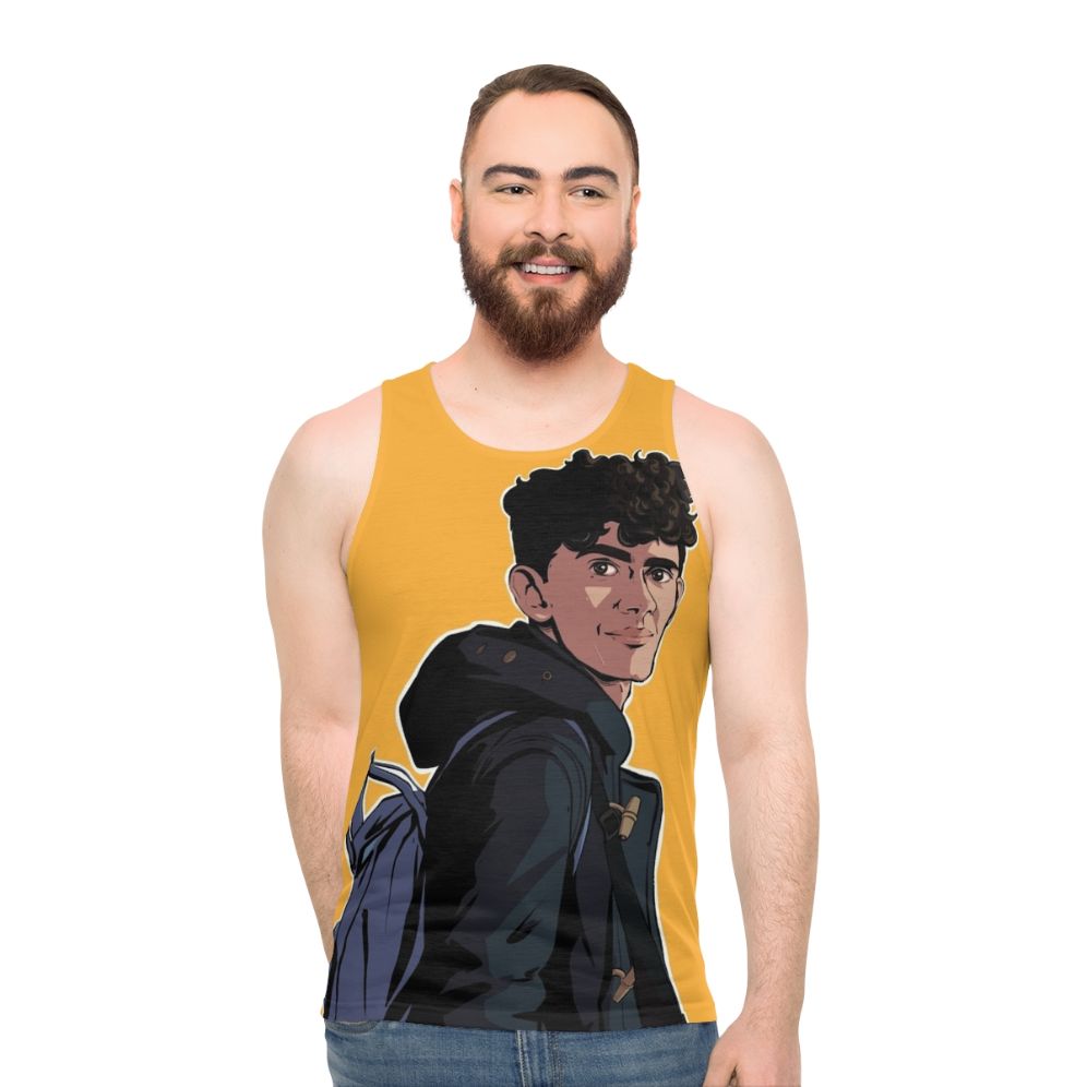 Heartstopper Charlie Spring Fanart Unisex Tank Top