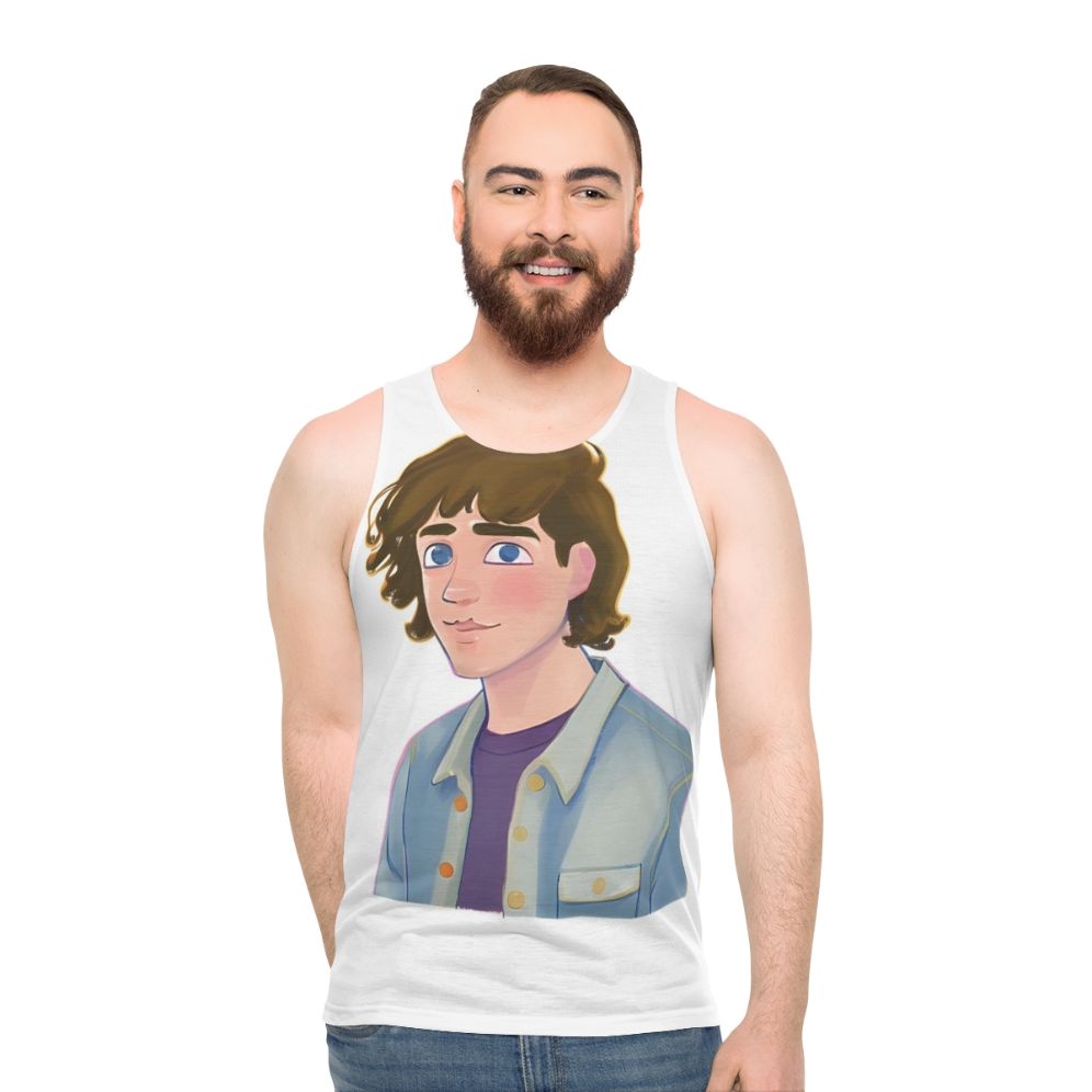 Heartstopper Charlie Spring Unisex Graphic Tank Top