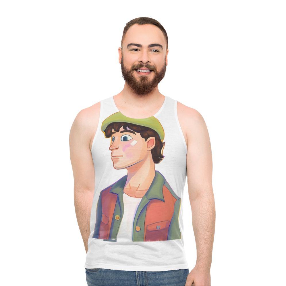 Heartstopper Charlie Spring Inspired Unisex Tank Top