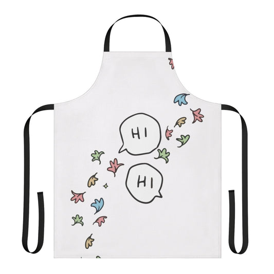 Heartstopper-inspired apron with a design celebrating friendship, love, and diversity