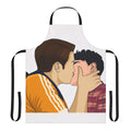 Heartstopper-inspired apron featuring Nick and Charlie, the beloved couple from the Netflix series