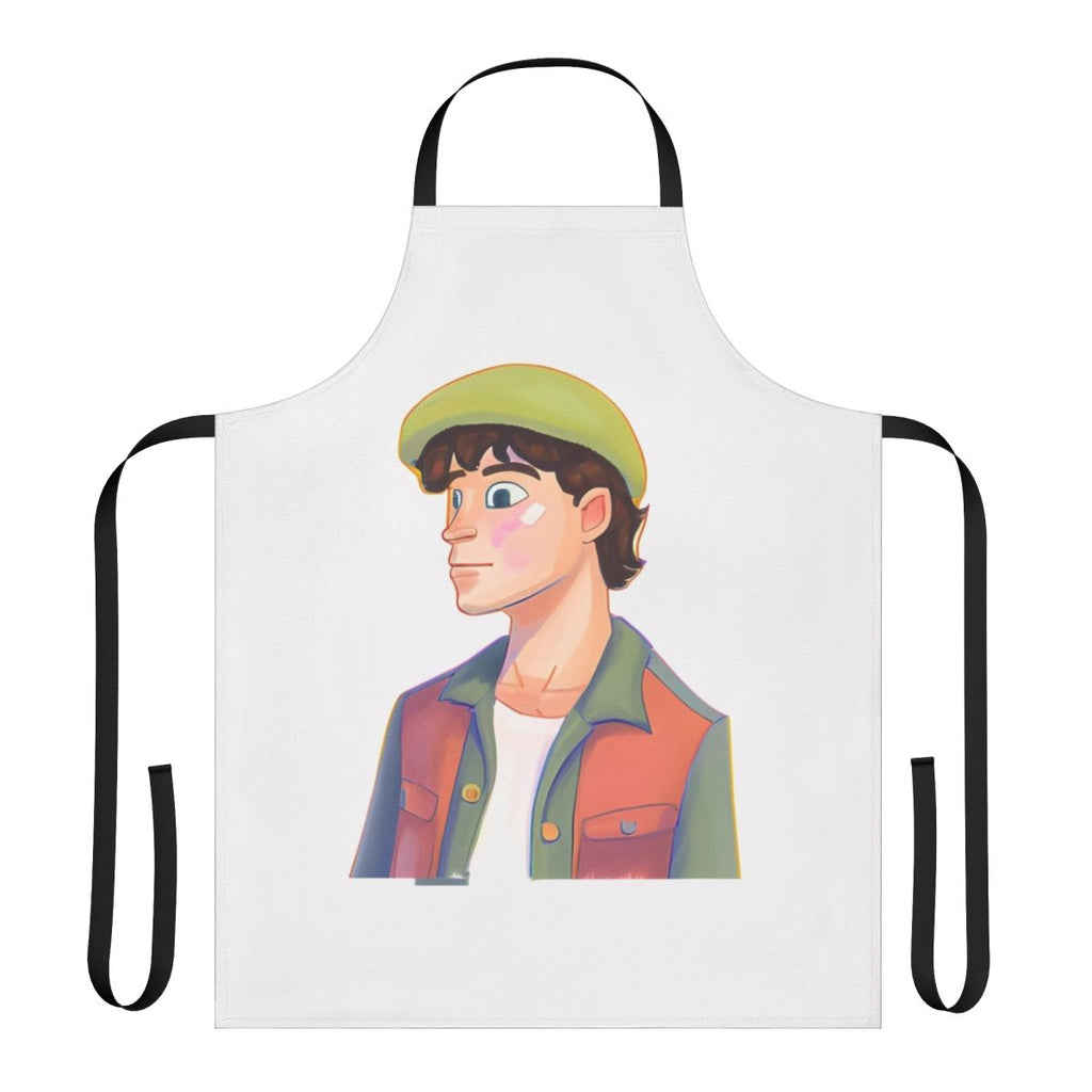 Heartstopper-themed apron featuring characters from the popular Netflix series