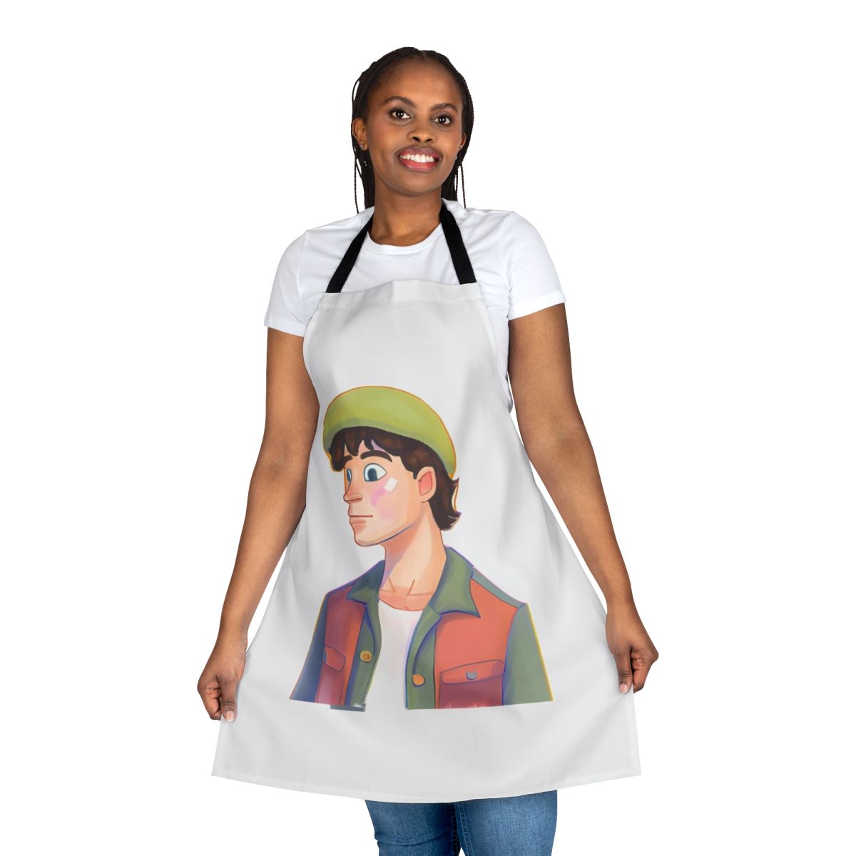 Heartstopper-themed apron featuring characters from the popular Netflix series