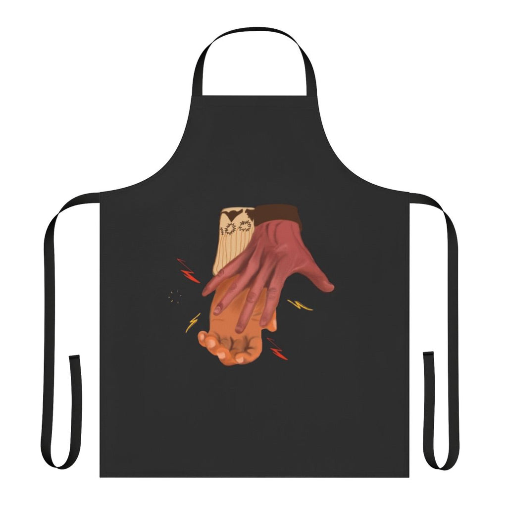 Heartstopper-inspired apron featuring characters from the Netflix series