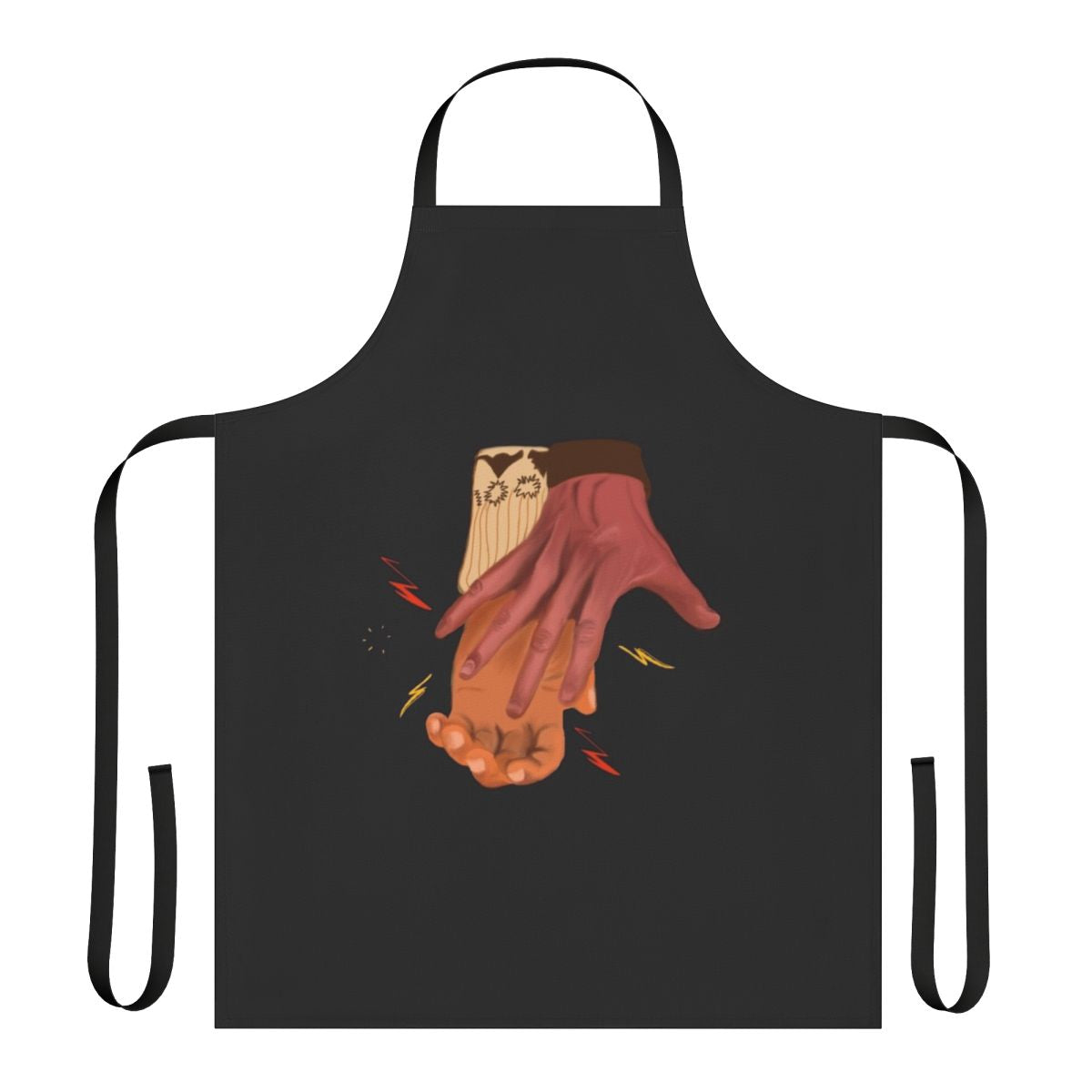 Heartstopper-inspired apron featuring characters from the Netflix series