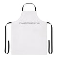Heartstopper inspired apron with a minimalist fan art design featuring the main characters Charlie Spring and Nick Nelson.