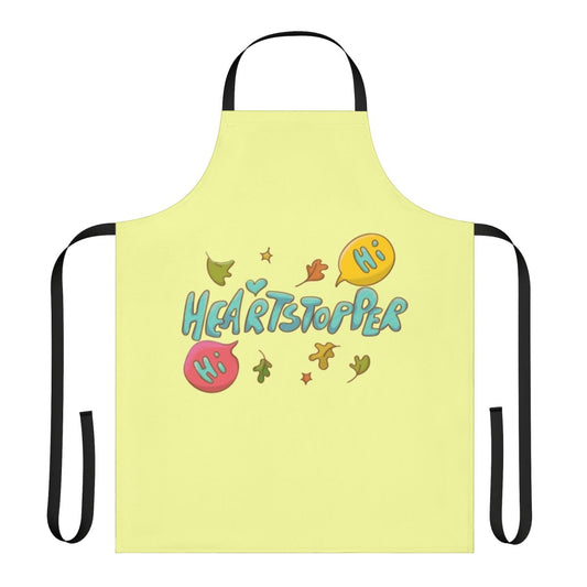 Heartstopper inspired apron with autumn leaves design