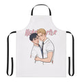 Heartstopper-inspired apron featuring Nick and Charlie from the Netflix series