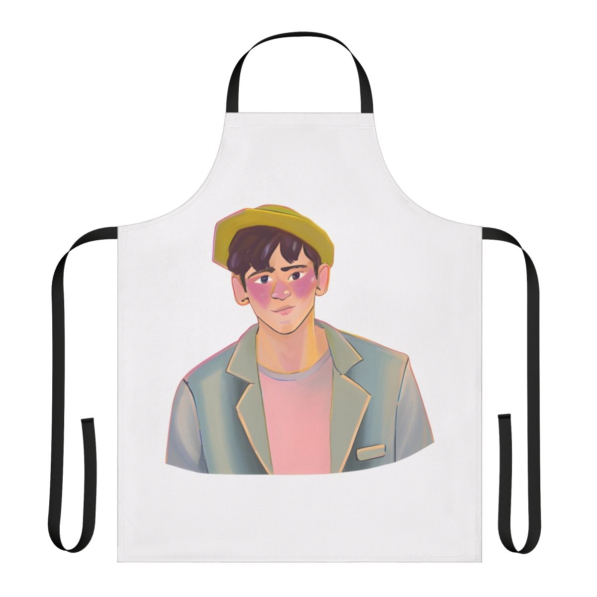 Heartstopper-inspired apron featuring Charlie Spring, a beloved character from the Netflix series