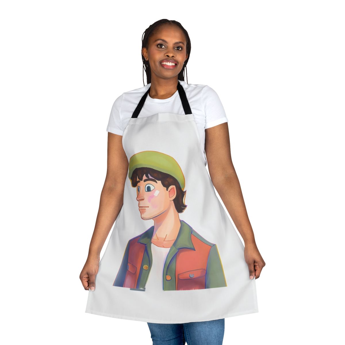 Heartstopper-inspired apron featuring Charlie Spring, the beloved character from the Netflix series