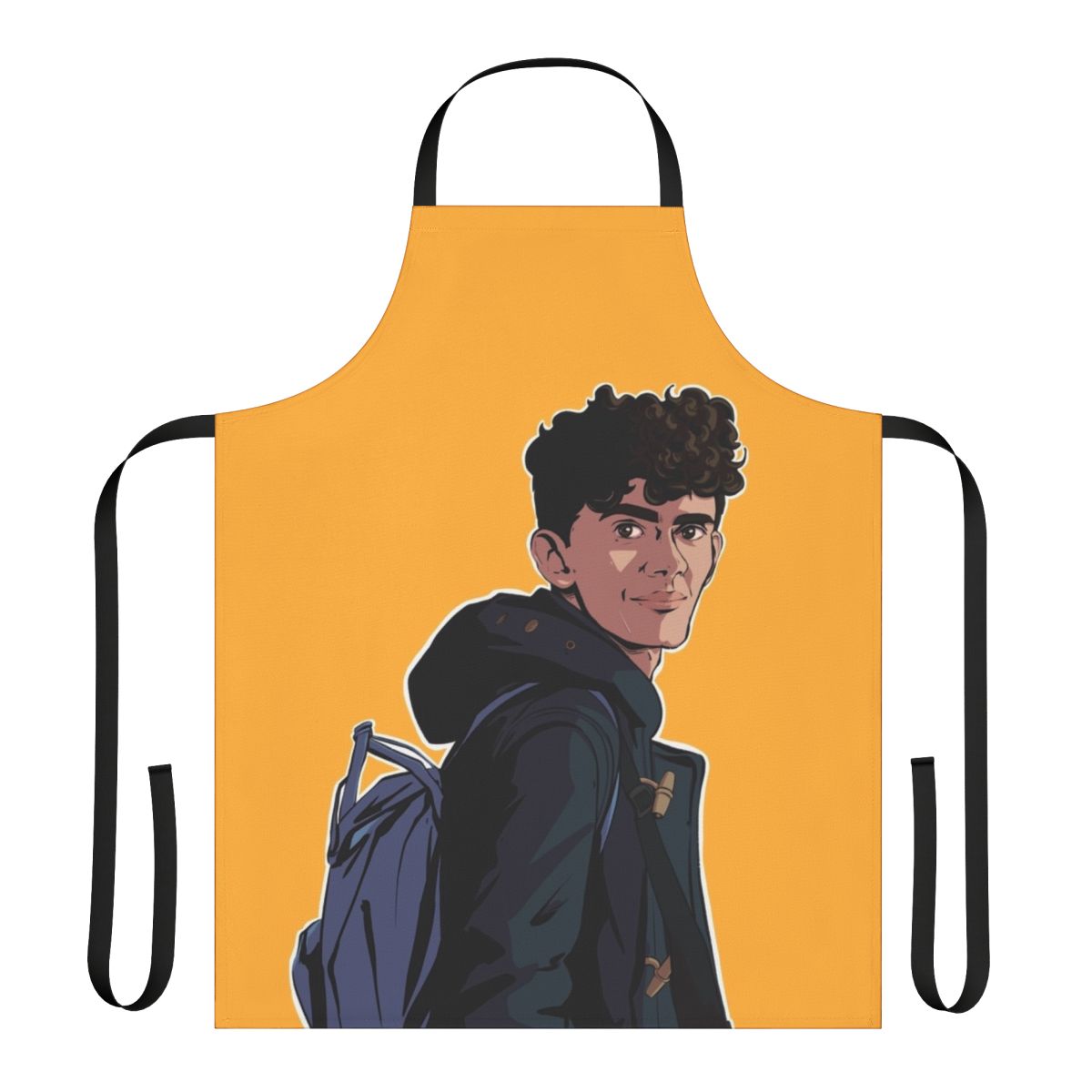 Heartstopper fanart apron featuring a design of Charlie Spring