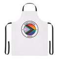 Customizable Heartstopper-themed apron with colorful flag design