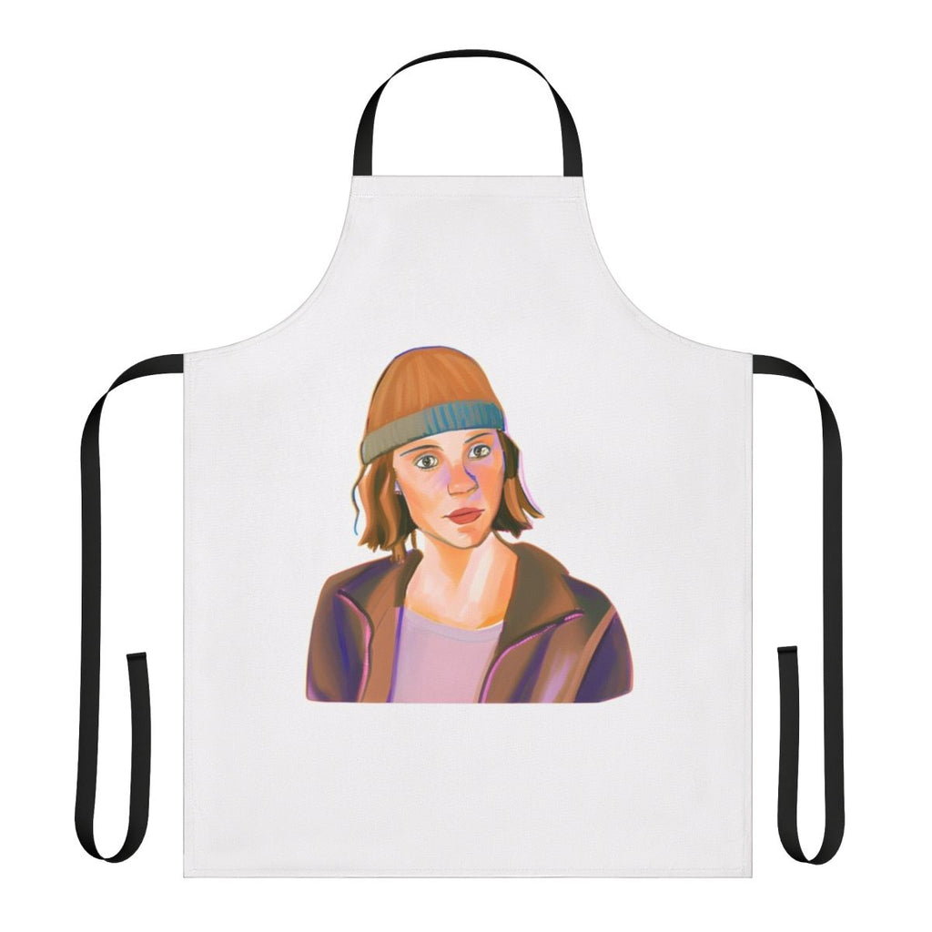 Heartstopper-inspired Darcy Olsson character design printed on a high-quality apron