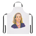 A custom apron featuring Darcy Olsson's fan art of the Heartstopper characters