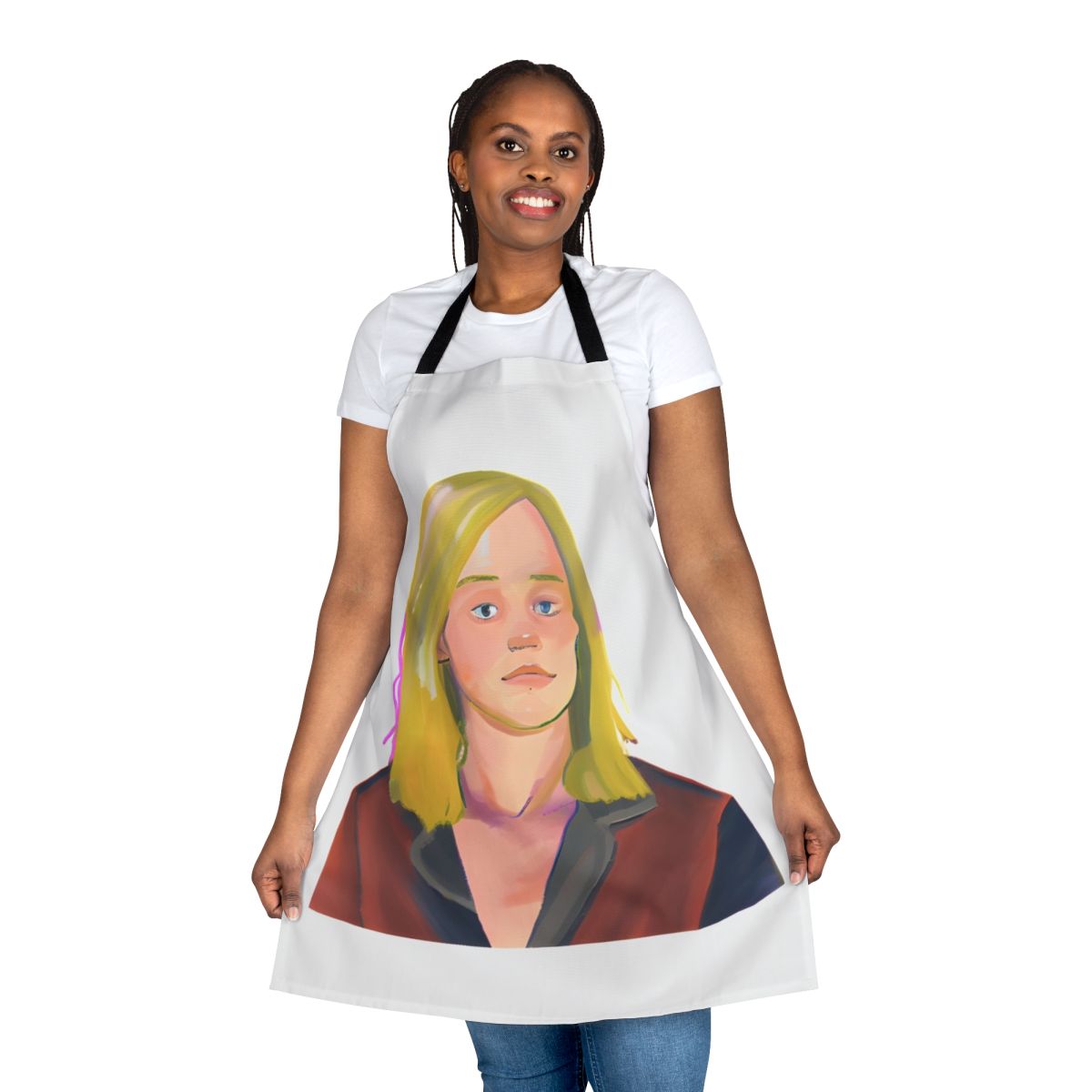 Heartstopper-inspired Darcy Olsson design on a quality apron