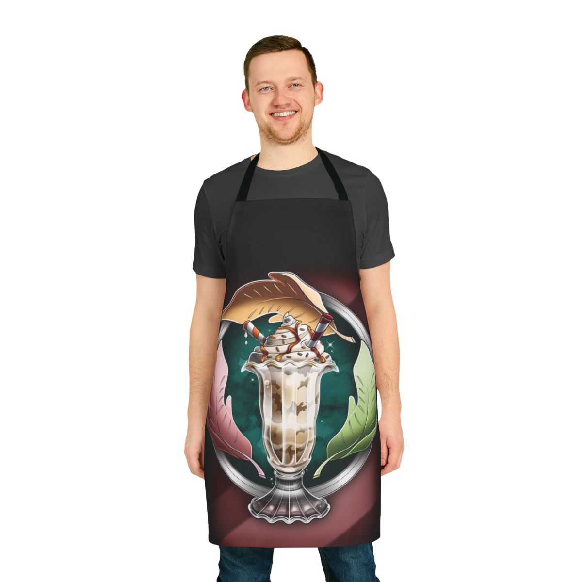 Heartstopper Inspired Apron Featuring a Milkshake Design
