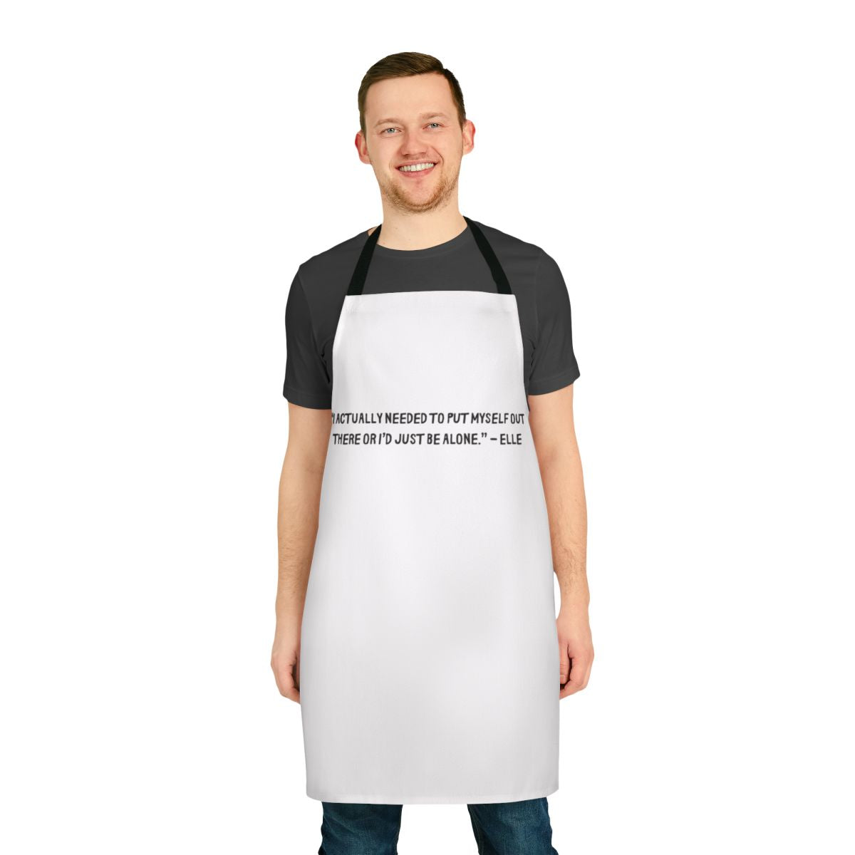 Heartstopper-themed apron featuring the gang from the popular LGBTQ+ graphic novel and Netflix series.