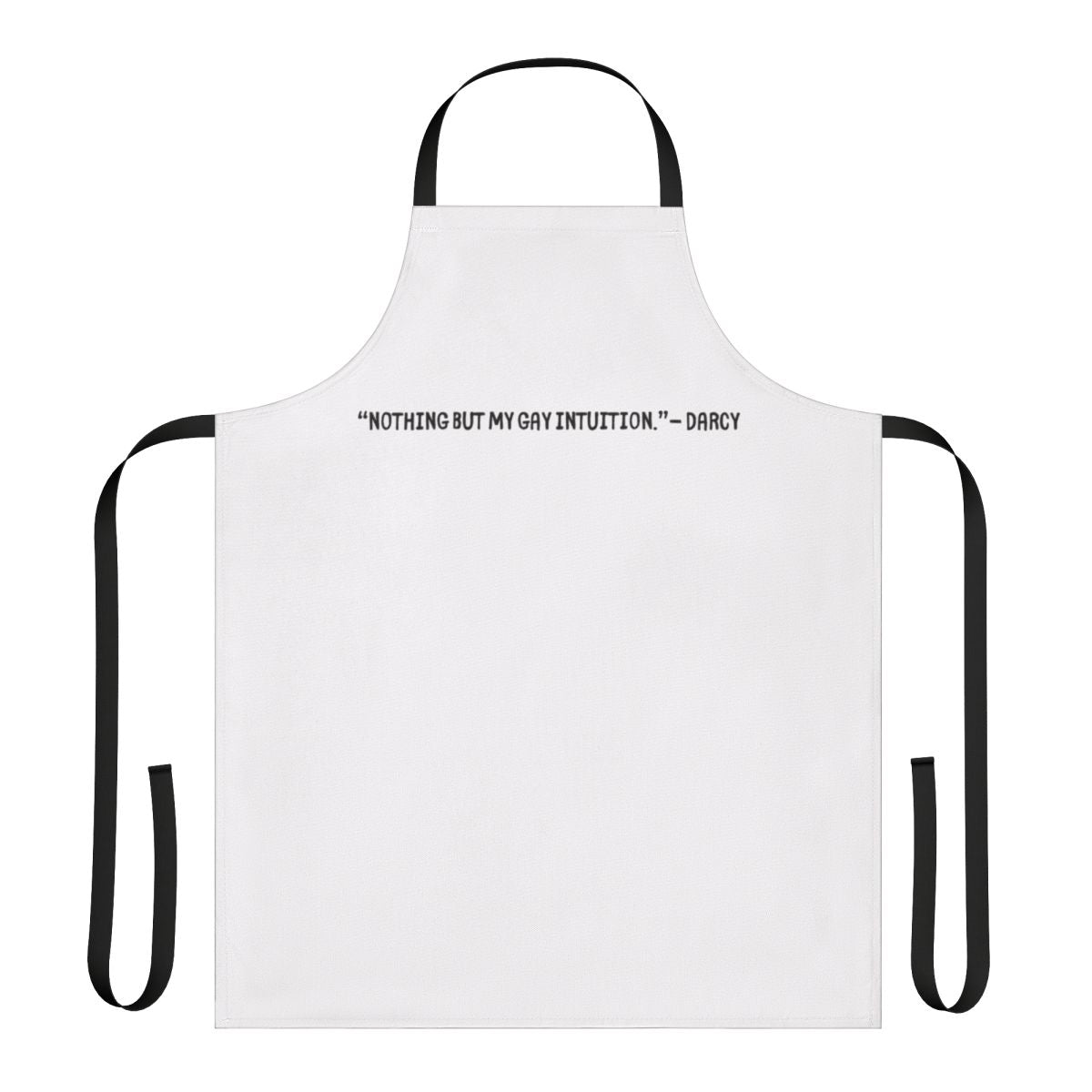 Heartstopper-themed apron featuring the main characters and quotes from the popular LGBTQ+ series
