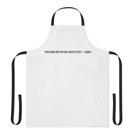 Heartstopper-themed apron featuring the main characters and quotes from the popular LGBTQ+ series