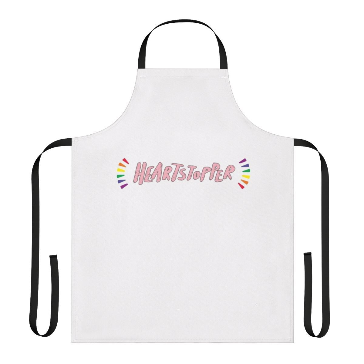 Heartstopper Inspired Graphic Novel Apron with Butterflies and Leaves Design