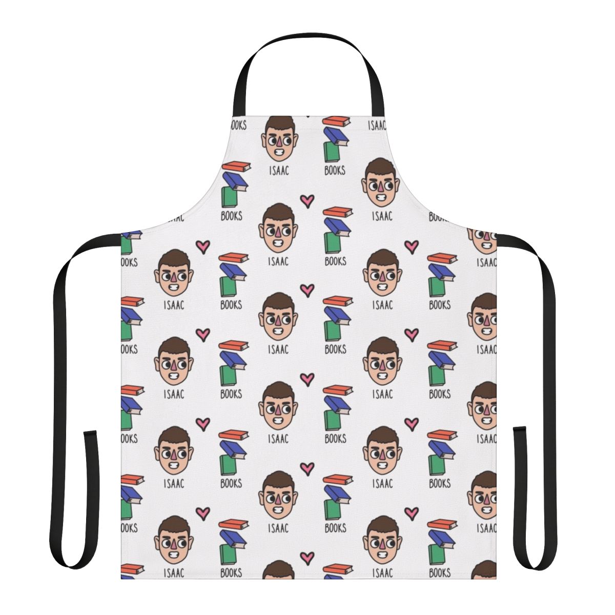 Heartstopper-inspired apron featuring the character Isaac Henderson