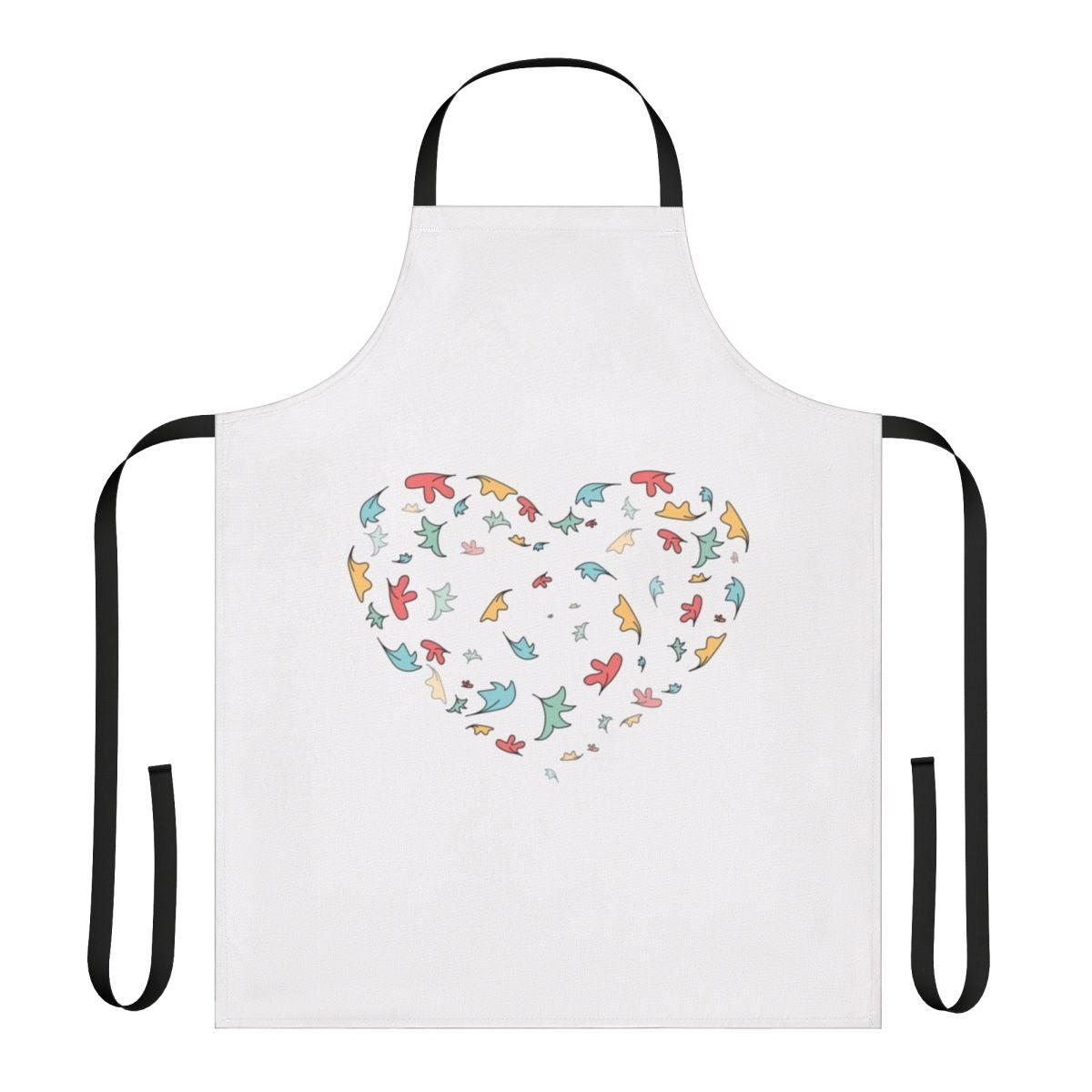 Heartstopper-inspired apron featuring a graphic design of leaves