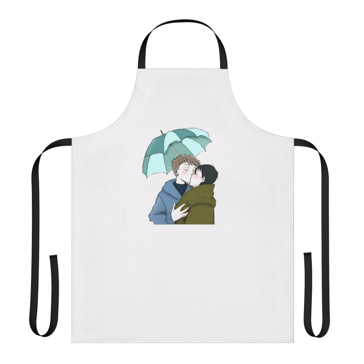 Heartstopper-inspired apron featuring a leaves design, a tribute to the beloved TV show and comic.