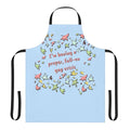 Heartstopper-themed apron featuring a leaves pattern design