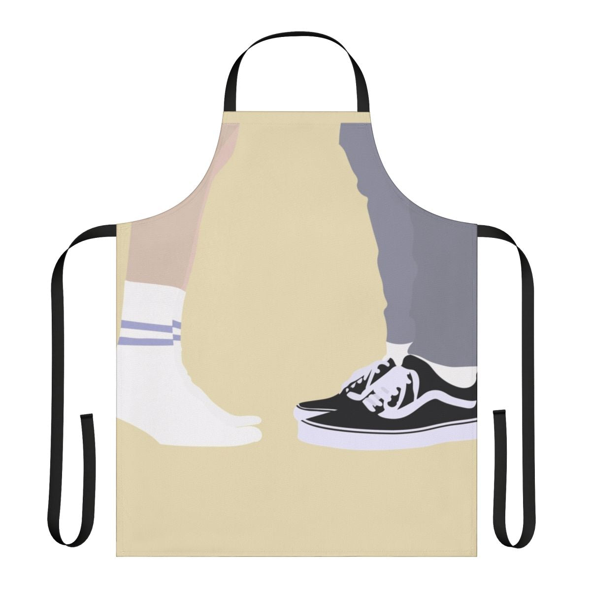 Heartstopper-themed apron featuring Nick and Charlie