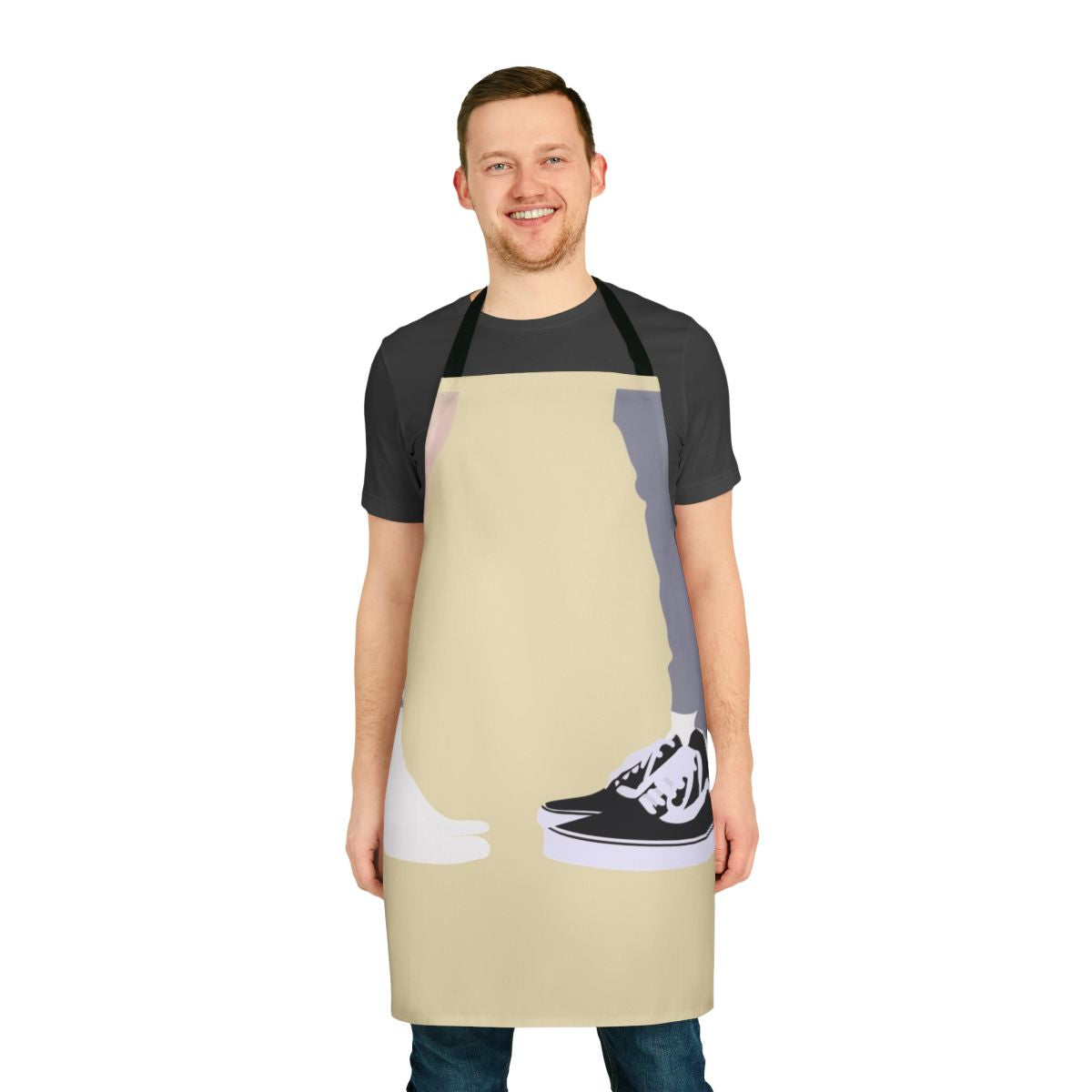Heartstopper-themed apron featuring Nick and Charlie