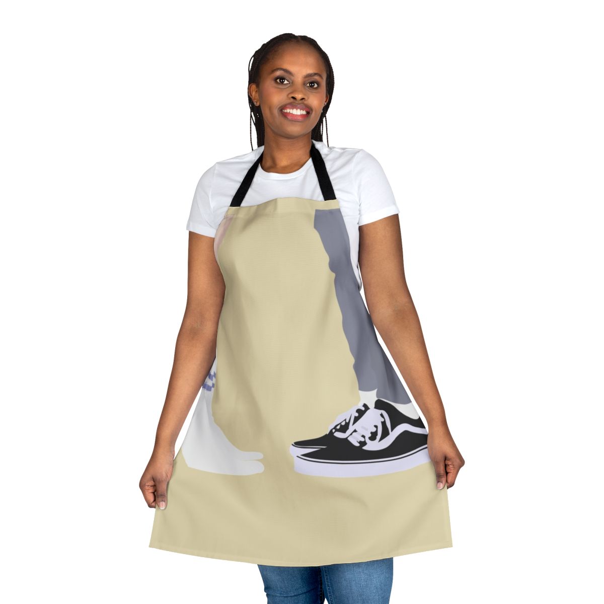 Heartstopper-themed apron featuring Nick and Charlie