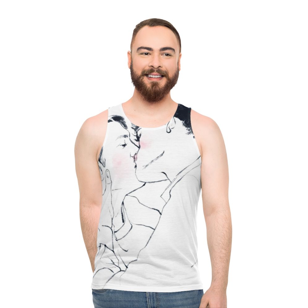 Heartstopper inspired unisex tank top
