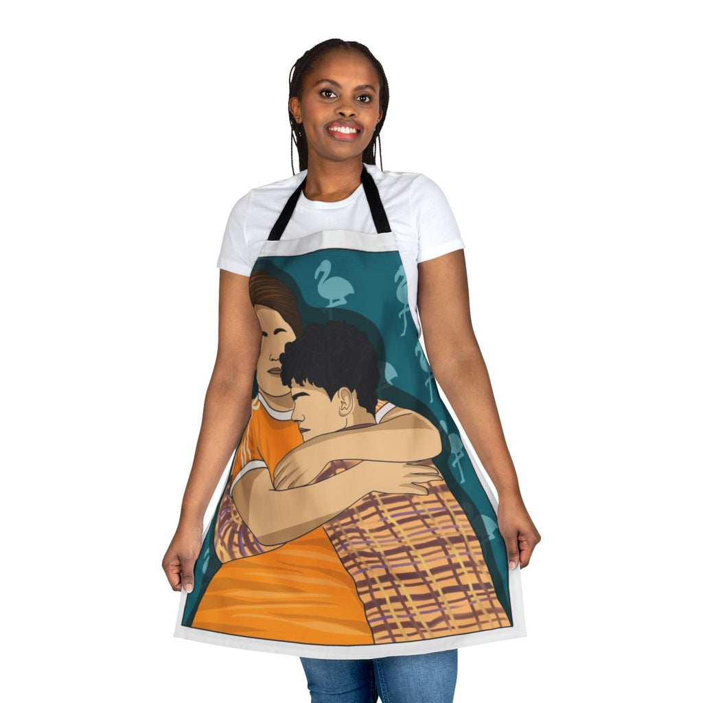 Heartstopper inspired apron featuring Nick Nelson and Charlie Spring from the Netflix series