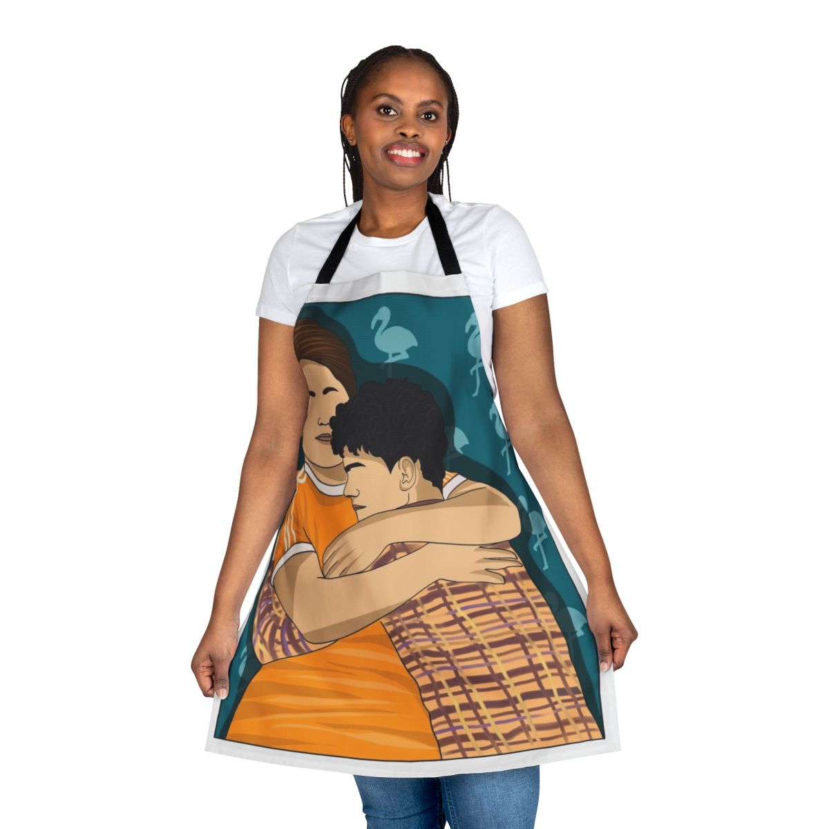 Heartstopper inspired apron featuring Nick Nelson and Charlie Spring from the Netflix series