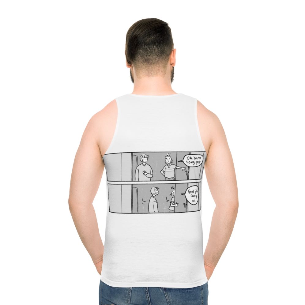 Heartstopper inspired LGBTQ pride unisex tank top