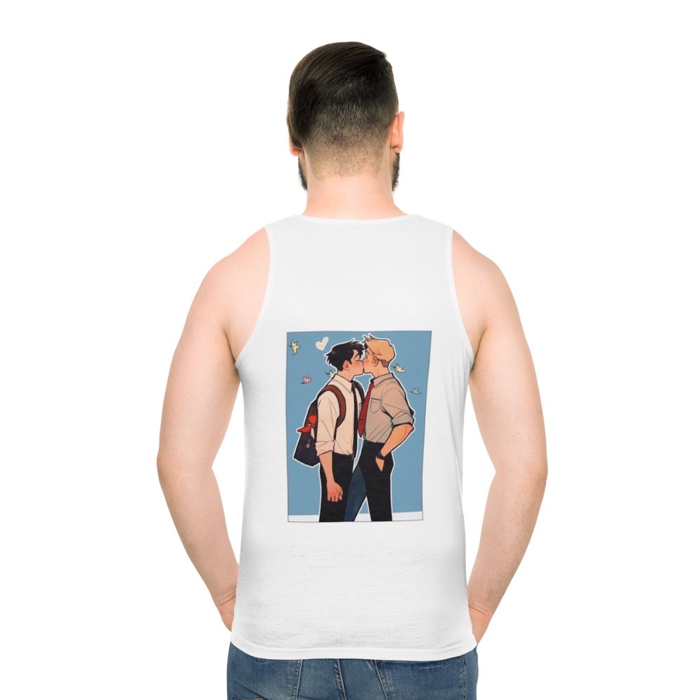 Heartstopper Netflix Nick and Charlie Fanart Unisex Tank Top