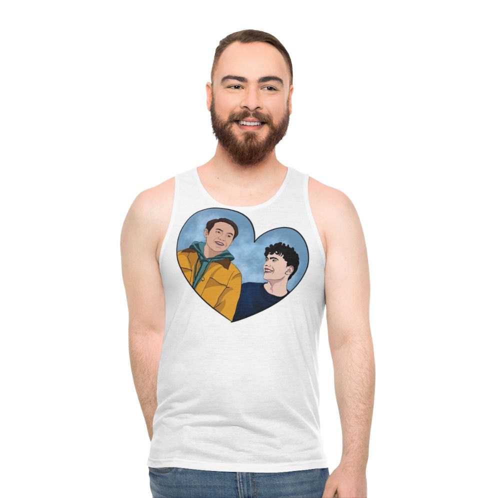 Heartstopper Nick and Charlie Unisex Tank Top