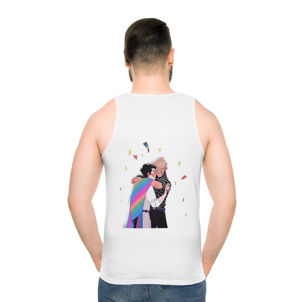 Heartstopper Netflix Nick and Charlie Bisexual Fanart Unisex Tank Top