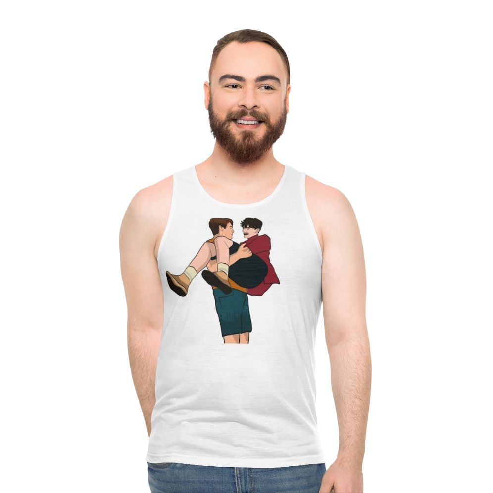 Heartstopper Nick and Charlie Friendship Unisex Tank Top