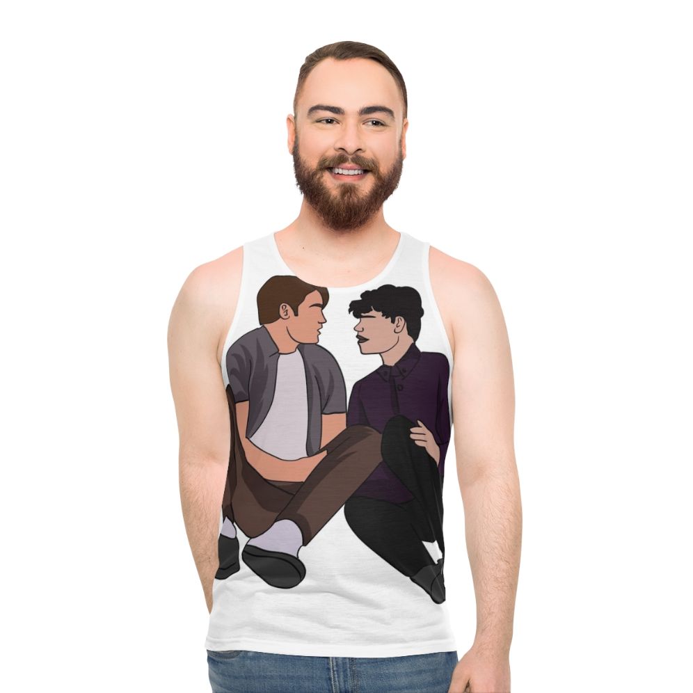 Heartstopper Nick and Charlie Friendship Unisex Tank Top