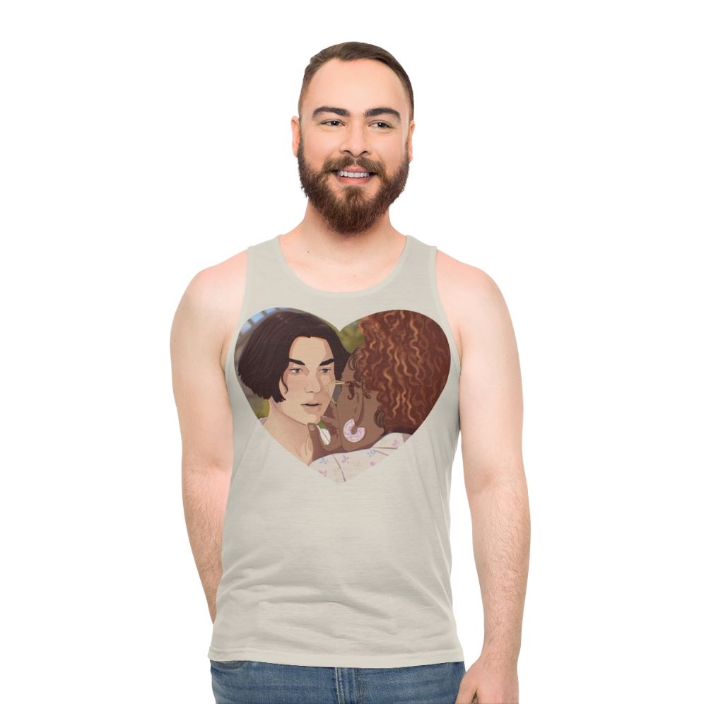 Heartstopper Tao Xu and Elle Argent Unisex Tank Top