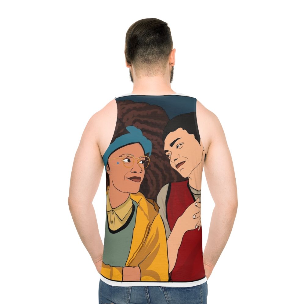 Heartstopper Unisex Tank Top with Charlie and Nick Artwork