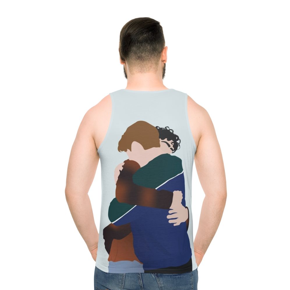 Heartstopper Unisex Tank Top with Nick and Charlie Hug