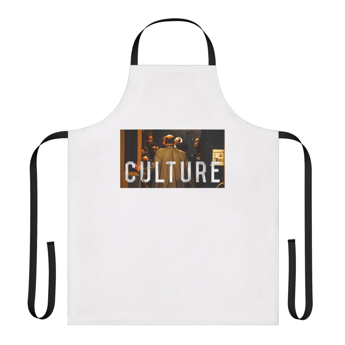 Heat Inspired Culture Kitchen Apron featuring miami heat imagery and branding