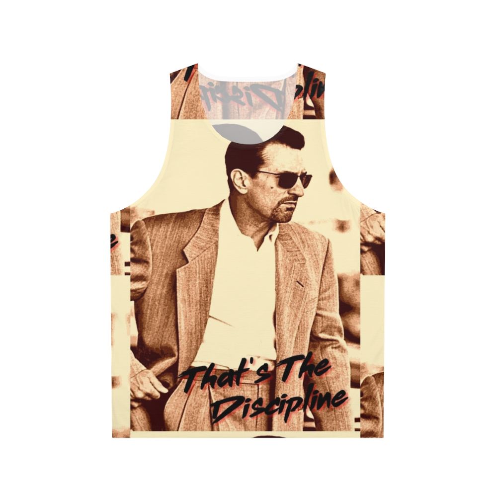 Unisex tank top with iconic portrait of Robert De Niro and Al Pacino from the movie 'Heat'